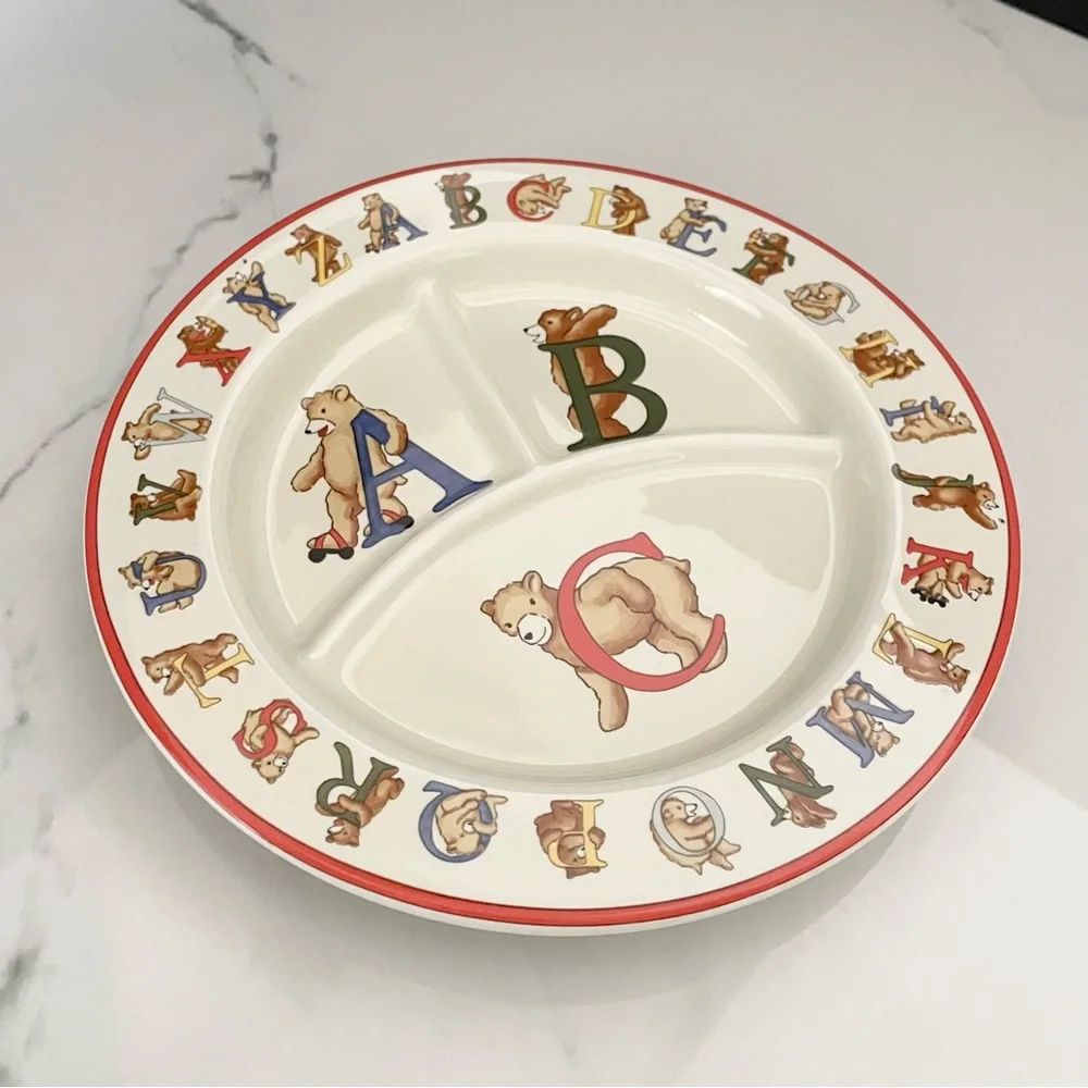 Alphabet Bears Child Plate by Tiffany & Co.